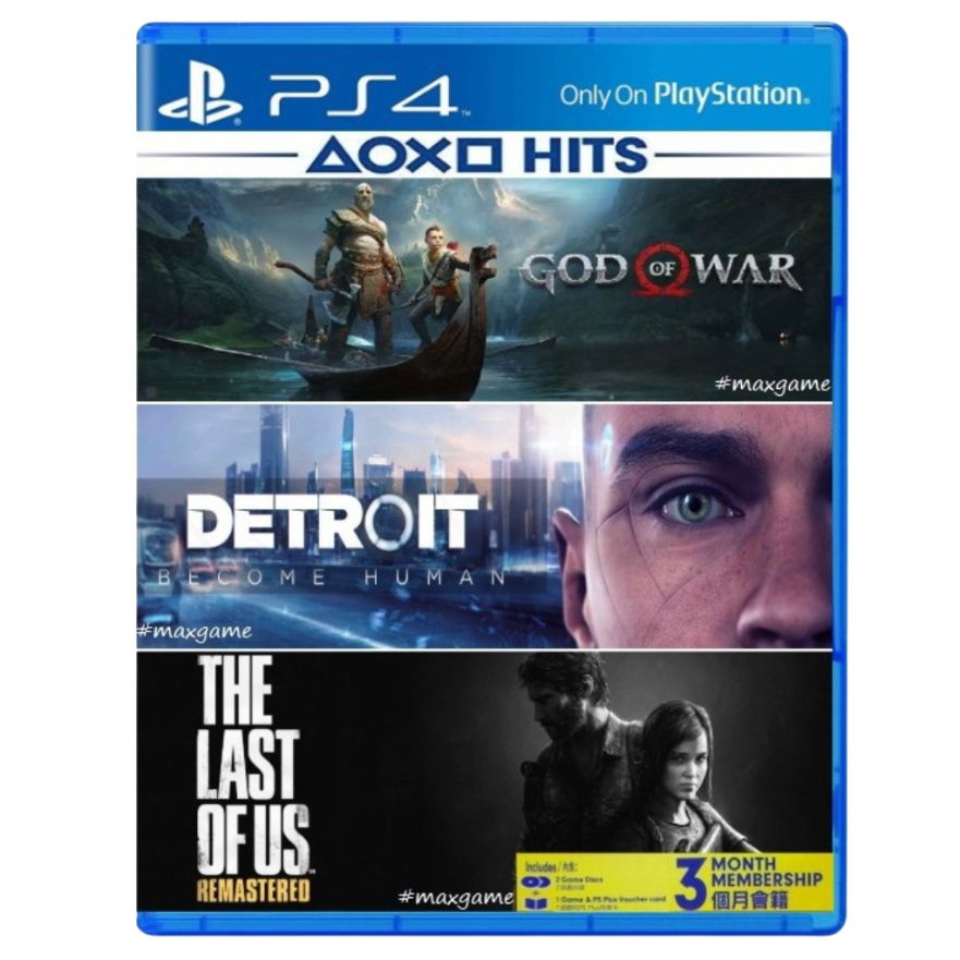 God of War + Detroit: Become Human + The Last of Us Remastered