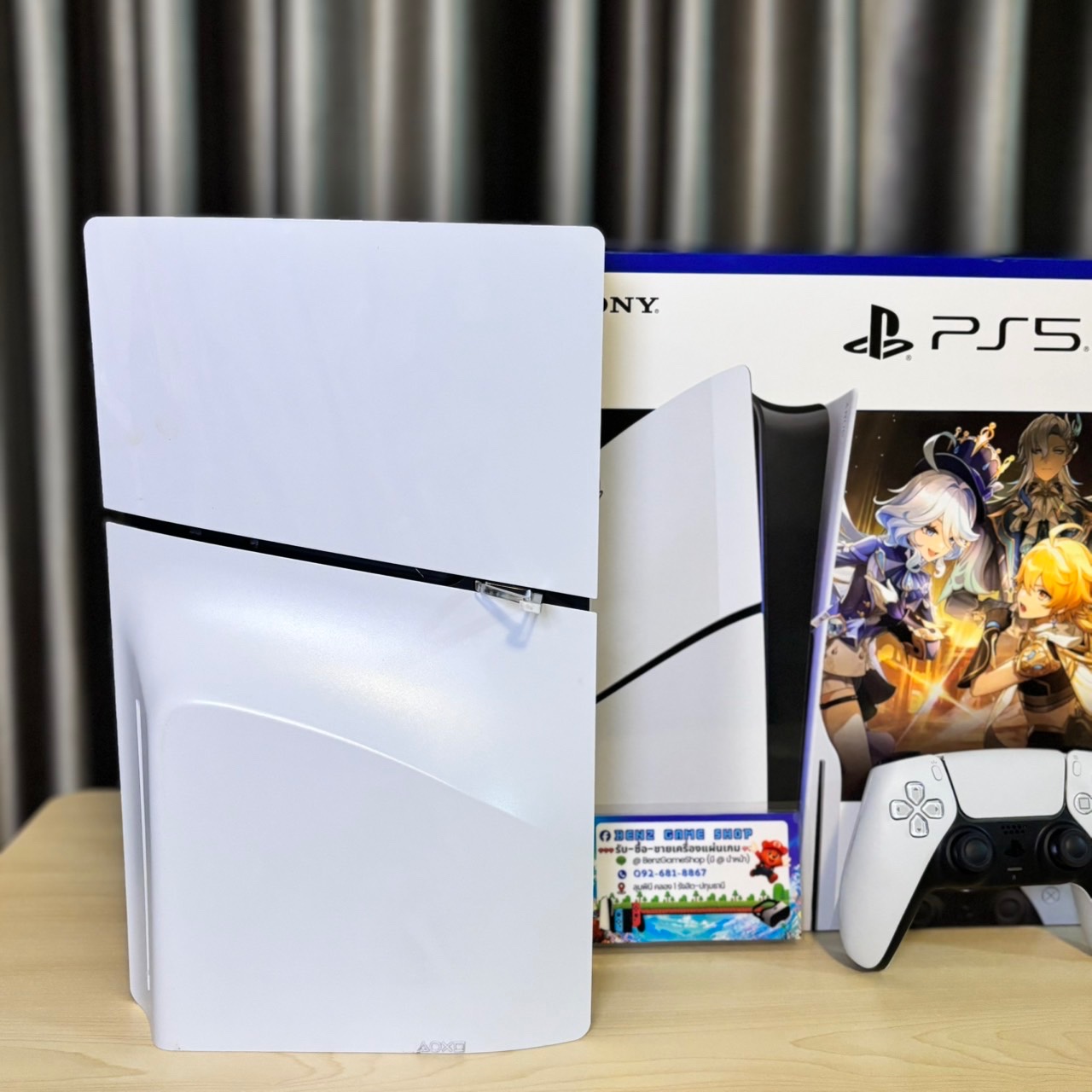 PlayStation 5 Slim (รุ่นใส่แผ่น) ชุด Genshin Impact Bundle (มือสอง)