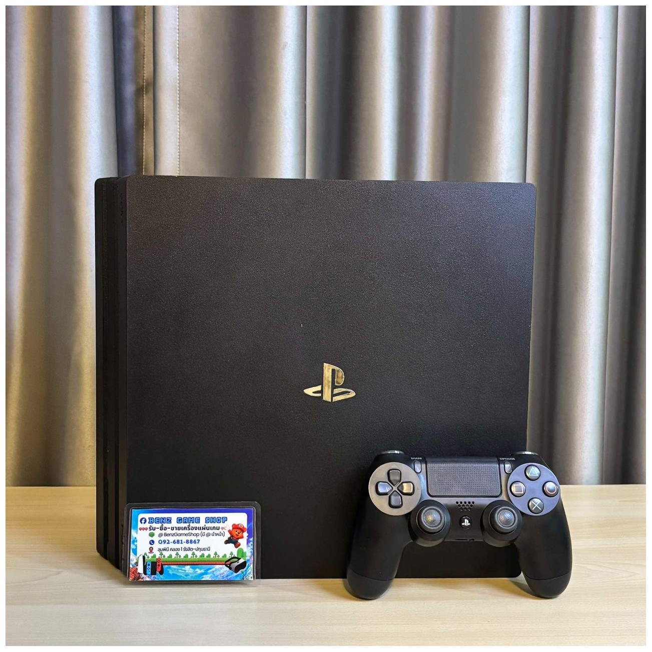 PlayStation 4 Pro เซ็ตพร้อมเล่น + 2 เกม (มือสอง) ความจุ 2TB