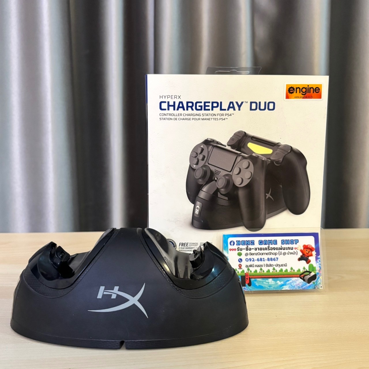 HyperX ChargePlay Duo แท่นชาร์จจอย PS4 (ชาร์จได้ 2 อัน)