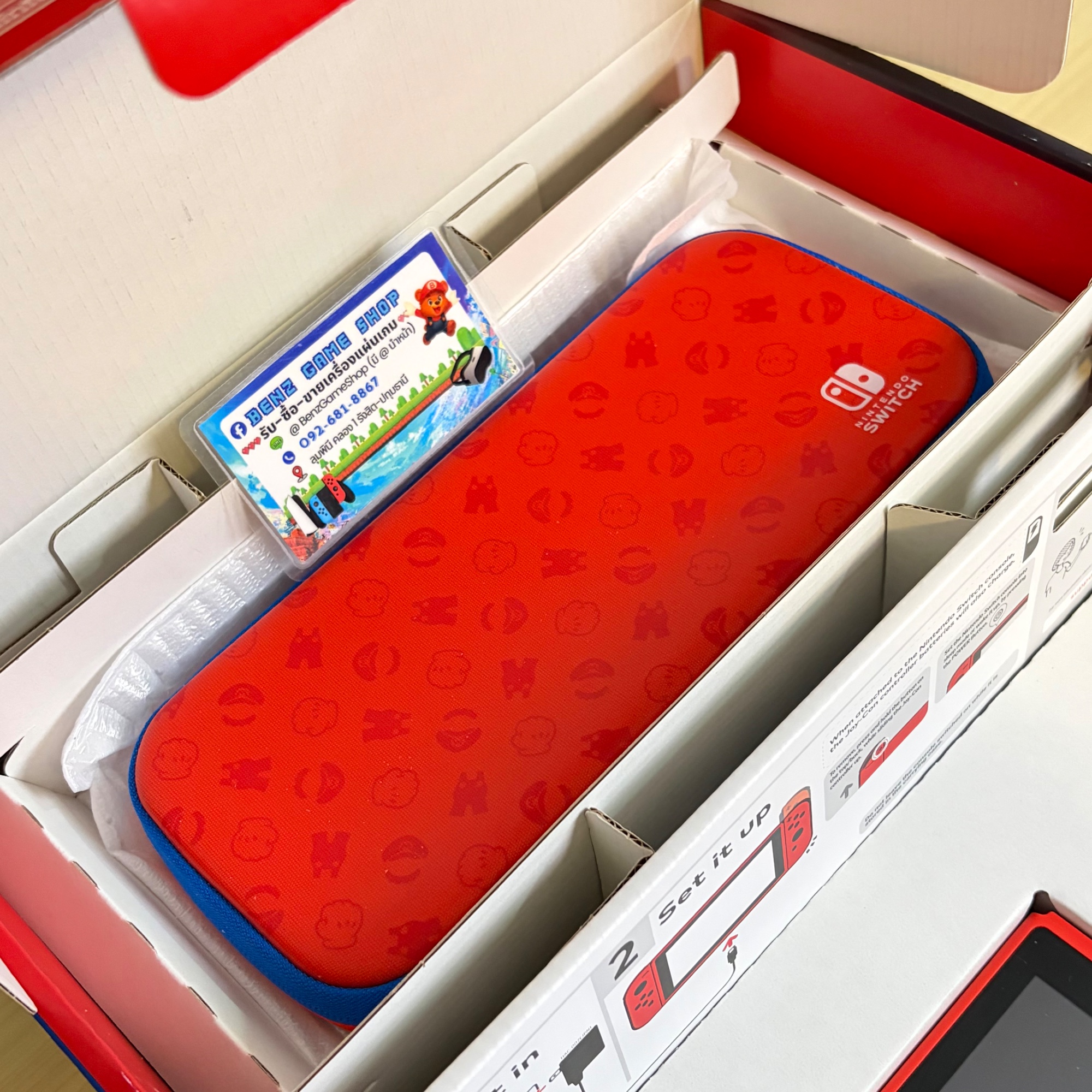 Nintendo Switch รุ่นพิเศษ Mario Red & Blue Edition (มือสอง)
